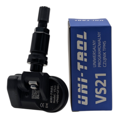 Uni-Trol VS-21 Uniwersalny czujnik TPMS z zaworem czarnym