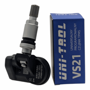 Uni-Trol VS-21 Uniwersalny czujnik TPMS z zaworem srebrnym