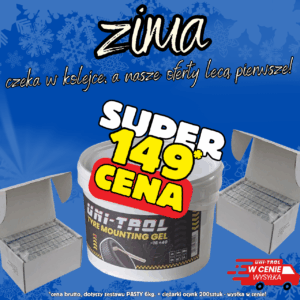 PASTA GEL 6kg + CIĘŻAREK KLEJ FE 5gX12  Ocynk - 200 sztuk