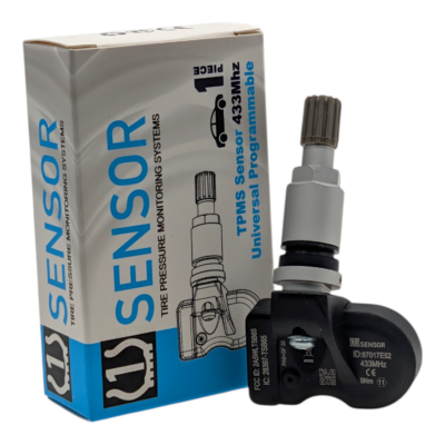 Uniwersalny czujnik TPMS 1SENSOR z zaworem srebrnym