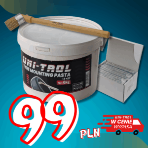 PASTA 6kg + CIĘŻAREK KLEJ FE 5gX12  ocynk 100szt + pędzel